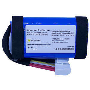 แบตเตอรี่สำรองสำหรับ <span class=keywords><strong>JBL</strong></span> Charge 4<span class=keywords><strong>ลำโพง</strong></span><span class=keywords><strong>บ</strong></span><span class=keywords><strong>ลู</strong></span><span class=keywords><strong>ทู</strong></span><span class=keywords><strong>ธ</strong></span>3.7V 7800/10200mAh ID998แรงสูงแบตเตอรี่ ID998B - Product Image 2