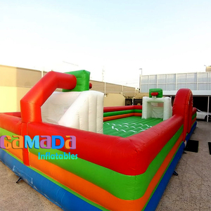 Juego Inflable de Baloncesto y Fútbol 2 en 1 para Trabajo en Equipo, Fútbol Inflable - Product Image 4