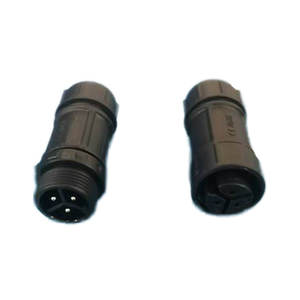 Connecteur de fil souterrain étanche M16 LED bornes IP68 personnalisables boîtier en nylon de contact en laiton évalué 3/4pin 10A - Product Image 2