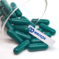 Capsules végétales vides Wecaps Halal de qualité pharmaceutique, taille 1, coque dure, taux de remplissage élevé 99,9%