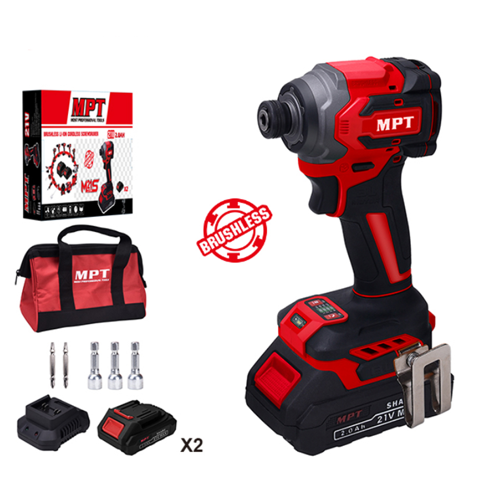 MPT 21V Cordless Impact Screwdriver High Quality Portable Mini Torque Electric Screwdriver 230N.m 1/4