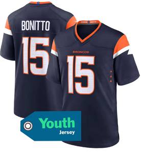 2026 كيدز يوث دنفر سيتي 10 # بو نيكس 15 # بونيتو 2 # سلطان-2 14 # قميص فريق ساتون الرياضي المطرز لكرة القدم الأمريكية - Product Image 5