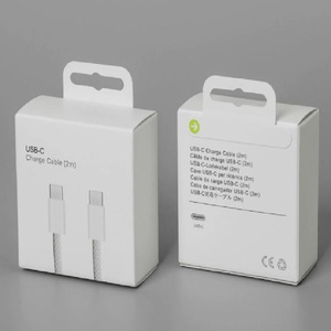 <span class=keywords><strong>Cable</strong></span> de Carga y Sincronización de Datos USB-C a USB-C Trenzado de 1M 2M para <span class=keywords><strong>iPhone</strong></span> 15 16 17 Pro y Teléfonos Android con Empaque Minorista - ¡Oferta Especial! - Product Image 3