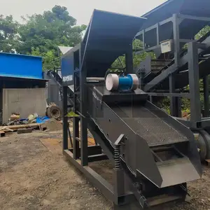 Customized Screen Size 110m3/h Sea Gold Sand Gravel Screening Machine For Quarry