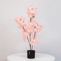 Arbre de cerisier artificiel en soie rose Starmap, idéal pour les mariages et les hôtels, taille personnalisable, résistant aux UV