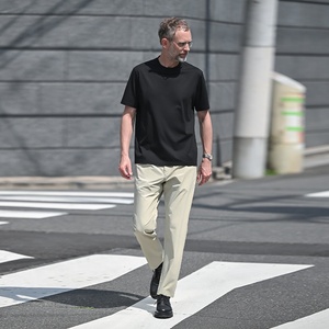 यूचेन 200 की मात्रा तरल अमोनिया से कपास उच्च घनत्व ठंडा डबल-पक्षीय मर्सराइज्ड टी-शर्ट पुरुषों के लिए ग्रीष्मकालीन शर्ट - Product Image 4