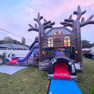 Castillo inflable gigante de zombis para niños, con tobogán, para fiestas en el patio trasero, ideal para Halloween. - Product Image 5