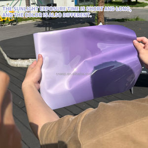 152cm/50cm/30cm * 15m fotocromatico per auto <span class=keywords><strong>pellicola</strong></span> protettiva <span class=keywords><strong>trasparente</strong></span> per nero e viola TPU Ppf <span class=keywords><strong>pellicola</strong></span> per lampada auto - Product Image 3