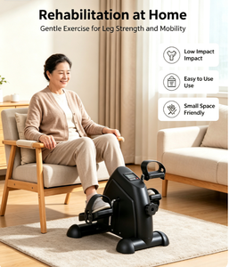 Cyclette Compatta per Casa, Mini Bici da Esercizio, Allenatore per Braccia e Gambe, Attrezzatura Leggera e Portatile per Allenamento Indoor - Product Image 1