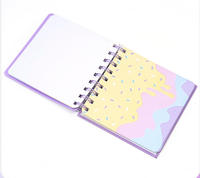 Mini Niedliches Kawaii Eiscreme-Notizbuch Individuelles Notizbuch Silikon-Notizbuch