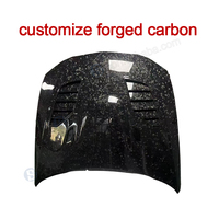 Capot avant en fibre de carbone humide style GT4 personnalisé pour BMW E92 E93 M3 2007-2012, pièces de capot moteur en fibre de carbone
