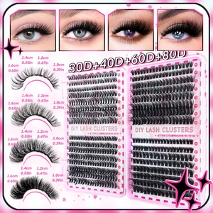 Kit de Clusters de Cils Volume DIY Faits Main - Livre de Cils DIY Grande Capacité Personnalisé en Gros 30D 40D 50D Faux Cils en Vison en Éventail Vente en Gros - Product Image 2