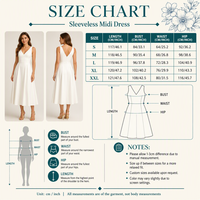 Robe Midi en Gros en Mélange de Coton Doux Col V Sans Manches Coupe Évasée Fluide pour Femme Décontractée Été Personnalisable Logo OEM
