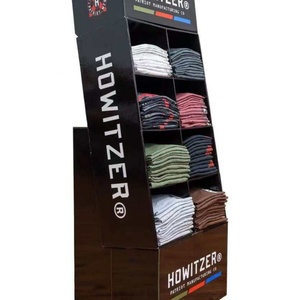 Expositor de Cartón Reciclado Plegable con Ganchos para Tiendas de Papelería, Soporte de Suelo para Lápices y Tintas - Product Image 4