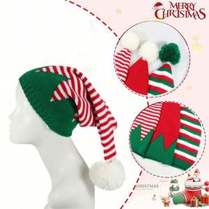 Venta Directa de Fábrica, Nuevo Gorro Navideño Tejido, Gorro de Invierno para Adultos, Gorros Navideños - Product Image 2