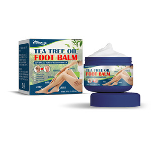 Baume hydratant pour les pieds à l'huile <span class=keywords><strong>d</strong></span>'arbre à thé, soin des pieds <span class=keywords><strong>d</strong></span>'<span class=keywords><strong>athlète</strong></span>, anti-fissures et anti-callosités, pour les ongles <span class=keywords><strong>d</strong></span>'orteils atteints de mycose - Product Image 1