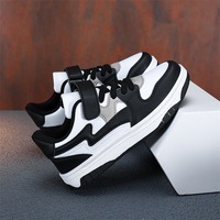 Sepatu Sneakers Anak 2026 Model Terbaru, Sepatu Kasual Atletik Anti Air dengan Penutup Velcro dan Motif Kartun
