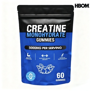 クレアチン一水和物ガム男性用ビタミン重量ゲイナートレーニング前エネルギービーガンクレアチンガム工場価格 - Product Image 2