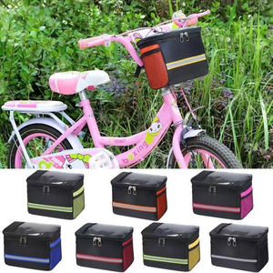 Sac de vélo de rangement avant sac de guidon de vélo bande réfléchissante sacs de vélo boîtes pour chindern - Product Image 3