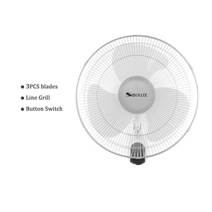 Nuovo Design Ventilatore <span class=keywords><strong>da</strong></span> <span class=keywords><strong>Parete</strong></span> Elettrico Estivo Rinfrescante di Alta Qualità con Telecomando Meccanico Oscillante a 90 Gradi in Plastica - Product Image 3
