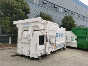 Station de transfert de déchets diesel, nouvelle station de compression des ordures, solution tout-en-un, station de compression des ordures mobile de 12 m³ - Product Image 6
