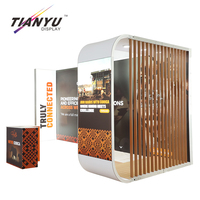 Système d'exposition innovant TIANYU, mécanisme de verrouillage sans outil, idéal pour les agencements de showrooms haut de gamme
