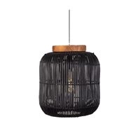 Lámpara Colgante de Mimbre Tejida a Mano, Estilo Japonés Wabi-Sabi, para Hotel, Restaurante, Salón de Té, Tienda de Hot Pot
