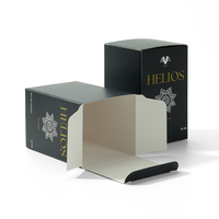 Caja de Papel Kraft Plegable Biodegradable y Ecológica al por Mayor para Botellas de Perfume y Aceites Esenciales, Caja de Cartón