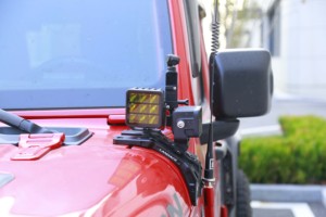 Aluminium-Motorhaubenhalterung Kamerahalterung Gopro-Halterung für Jeep Wrangler JL - Product Image 4