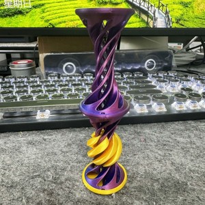 3D in xoắn ốc Thần Tài <span class=keywords><strong>Spinner</strong></span> nhựa đẩy đồ chơi cho căng thẳng cứu trợ và văn phòng bàn trang trí cho bé trai - Product Image 4