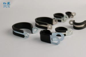 R hình dạng cao su lót Ống kẹp Gil Ống Clip với EPDM đệm cao su - Product Image 3