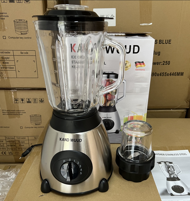Stainless Steel Grinder Multifunctional Home Kitchen Appliances Electric Fruit Smoothie Mixer Food Juicers and Blenders