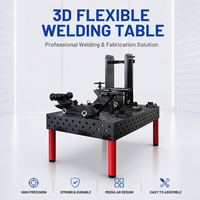 Plateforme de soudage 3D flexible de haute précision, table de soudage en acier nitrué anti-usure pour travaux de fabrication