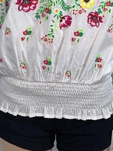 Camicia bohémien da donna di nuova moda Casual Top in cotone ricamato a maniche lunghe con colletto unico - Product Image 6