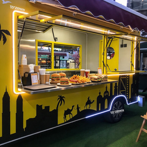 Dernier modèle de camion-restaurant, remorque alimentaire, camion de boissons, camion en aluminium et fibre de verre à un seul étage - Product Image 1