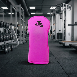 TOMBOLA SPORTS ปลอกรัดเข่าแบบหนาสำหรับผู้ใหญ่ นีโอพรีน ระบายอากาศได้ดี ป้องกันได้รอบด้าน สวมใส่ง่าย สีชมพู สำหรับทุกเพศ - Product Image 3