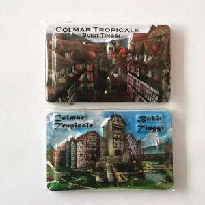 ספק מפעל מותאם אישית כיכר 3D PVC + EVA המדינה מזכרות מקרר מגנטים - Product Image 4