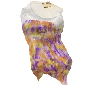 Veli in Vera Seta per Danza del Ventre, 100 Colori, Tie-Dye Sfumato, 1,2 <span class=keywords><strong>M</strong></span>, 1,5 <span class=keywords><strong>M</strong></span>, 1,8 Metri, OEM - Product Image 2