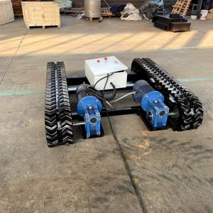 Изготовление на заказ, фирменное электрическое самоходное резиновое гусеничное шасси с гарантией 1 год, проверенное и сертифицированное - Product Image 4