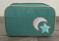 Écusson pour enfant brodé en chenille en tissu pailleté personnalisé avec motif étoile sur sacs d'école et boîte à crayons en nylon PVC écologique