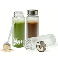 Mug à boisson à large ouverture, finition mate, 350 ml, 500 ml, impression personnalisée de la marque, sans BPA, en verre Tritan, récipient mixte pour les entraînements en plein air