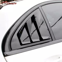 Accessoires de voiture Extérieur ABS Fenêtre latérale arrière Persiennes Volet de fenêtre Scoop Vent Cover pour Mercedes-Benz W205 2015-2021