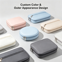 Étui de transport rigide en EVA résistant à l'usure, style simple et tendance, service entièrement personnalisé pour accessoires électroniques numériques