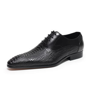Chaussures formelles pour hommes, chaussures d'affaires, chaussures formelles à lacets de style Oxford, chaussures pour hommes de haute qualité, chaussures en cuir à la mode - Product Image 1