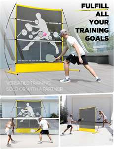 Attrezzatura per l'allenamento del rimbalzista della palla del sottaceto per la pratica da solista-Mini rete del Pickleball di 6FT per all'aperto e dell'interno - Product Image 4