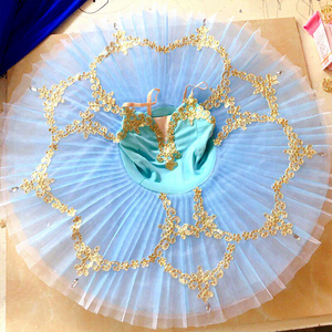 Traje <span class=keywords><strong>de</strong></span> Ballet <span class=keywords><strong>de</strong></span> Cisne <span class=keywords><strong>para</strong></span> <span class=keywords><strong>Niñas</strong></span>, Disfraz Profesional <span class=keywords><strong>para</strong></span> Representación <span class=keywords><strong>de</strong></span> Ballet del Lago <span class=keywords><strong>de</strong></span> los Cisnes, Falda <span class=keywords><strong>de</strong></span> Tul con Pétalos <span class=keywords><strong>de</strong></span> Hilo <span class=keywords><strong>de</strong></span> Poliéster - Product Image 2