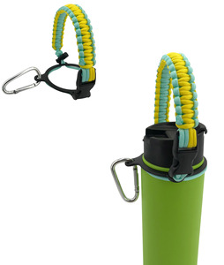 2023 Top Seller 12-64oz <strong>Flask</strong> Water Bottles Strap 550 <strong>Paracord</strong> <strong>Handle</strong> Strap <strong>for</strong> Bottle <strong>Handle</strong> - Product Image 5