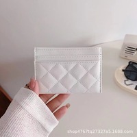 Portefeuille porte-cartes en cuir PU personnalisé à prix d'usine, pochette à monnaie mignonne pour portefeuille de luxe à motif diamant, porte-carte SIM