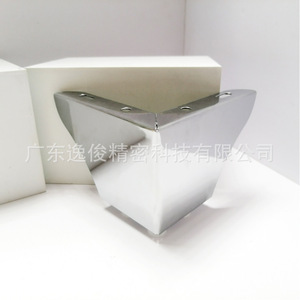 Yijun L-shaped Furniture Legs <b>Silver</b> Rose Gold 863 Heavy Duty Modern Minimalist Luxury - Product Image 2