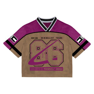 <b>Top</b> Ranking Men's Casual Hip Hop T-shirts Spandex/Polyester Knitted 200g Digital Printing Quick Dry OEM Service Custom <b>Patchwork</b> - Product Image 6